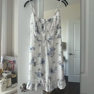 Abercrombie Blue and White Floral Dress